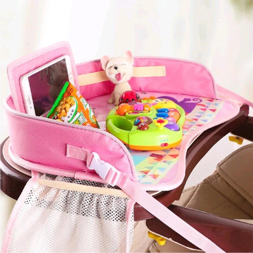 POWERMASTER OM-22 ÇOK FONKSİYONLU ARABA BEBEK KOLTUĞU YEMEK-OYUN MASASI (TELEFON-TABLET KOYMA YERLİ)