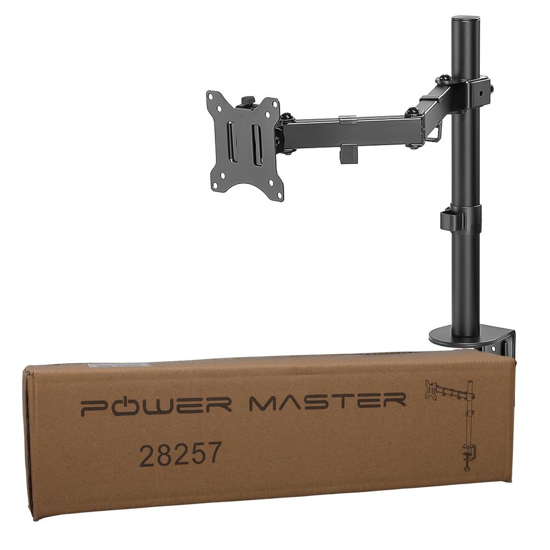 POWERMASTER PM-051 13-27  AMORTİSÖRLÜ STAND TEK KOL LCD-LED MONİTÖR TUTUCU STAND ASKI APARATI Fiyatı - Merter Elektronik