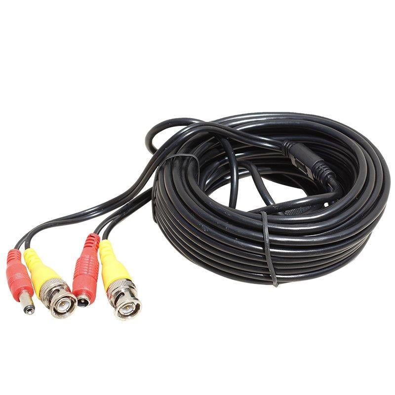 POWERMASTER PM-13817 10 METRE DİŞİ-ERKEK JACKLI POWER KABLO + BNC-BNC KABLO