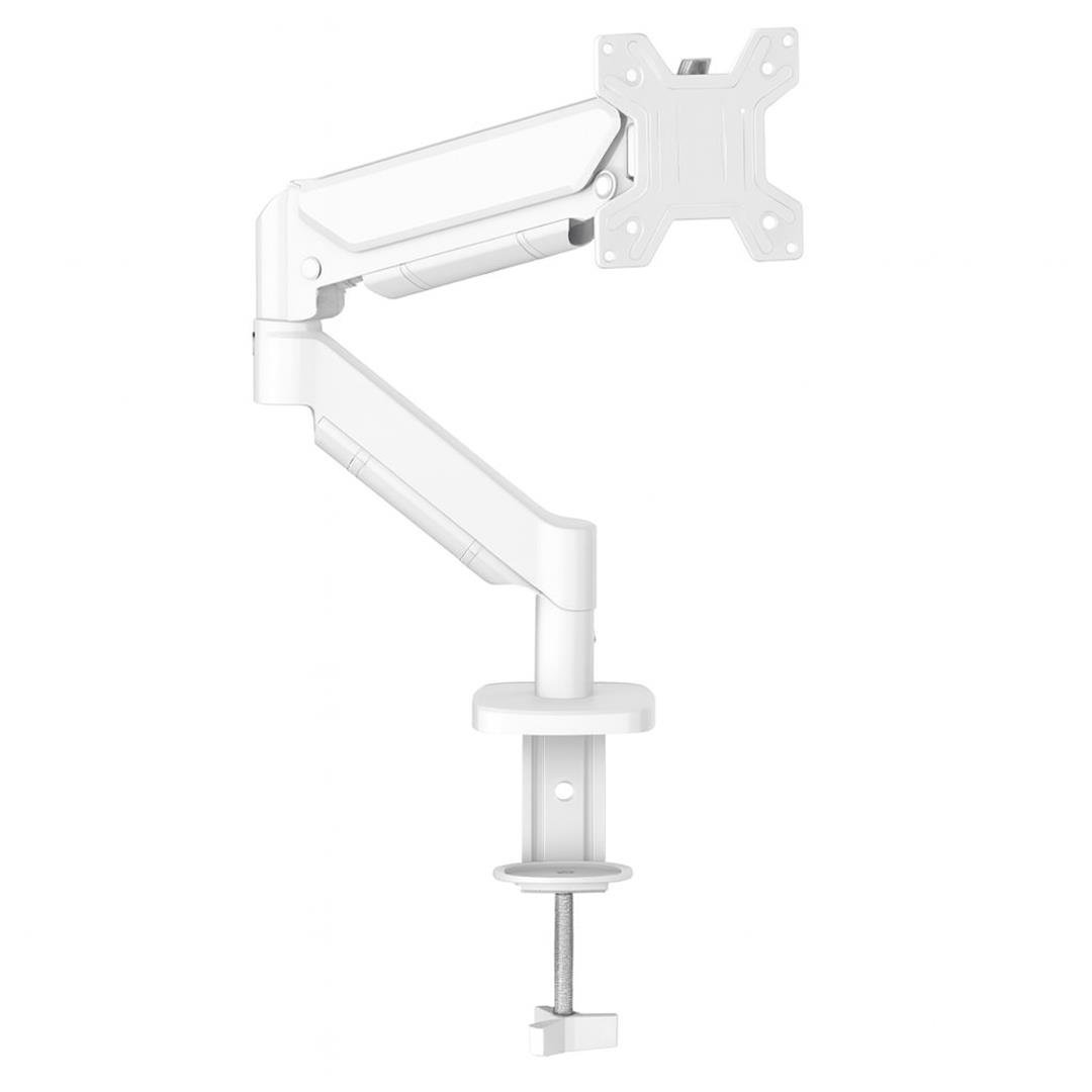 POWERMASTER PM-252 13-32  BEYAZ AMORTİSÖRLÜ STAND TEK KOL LCD-LED MONİTÖR TUTUCU STAND ASKI APARATI Fiyatı - Merter Elektronik