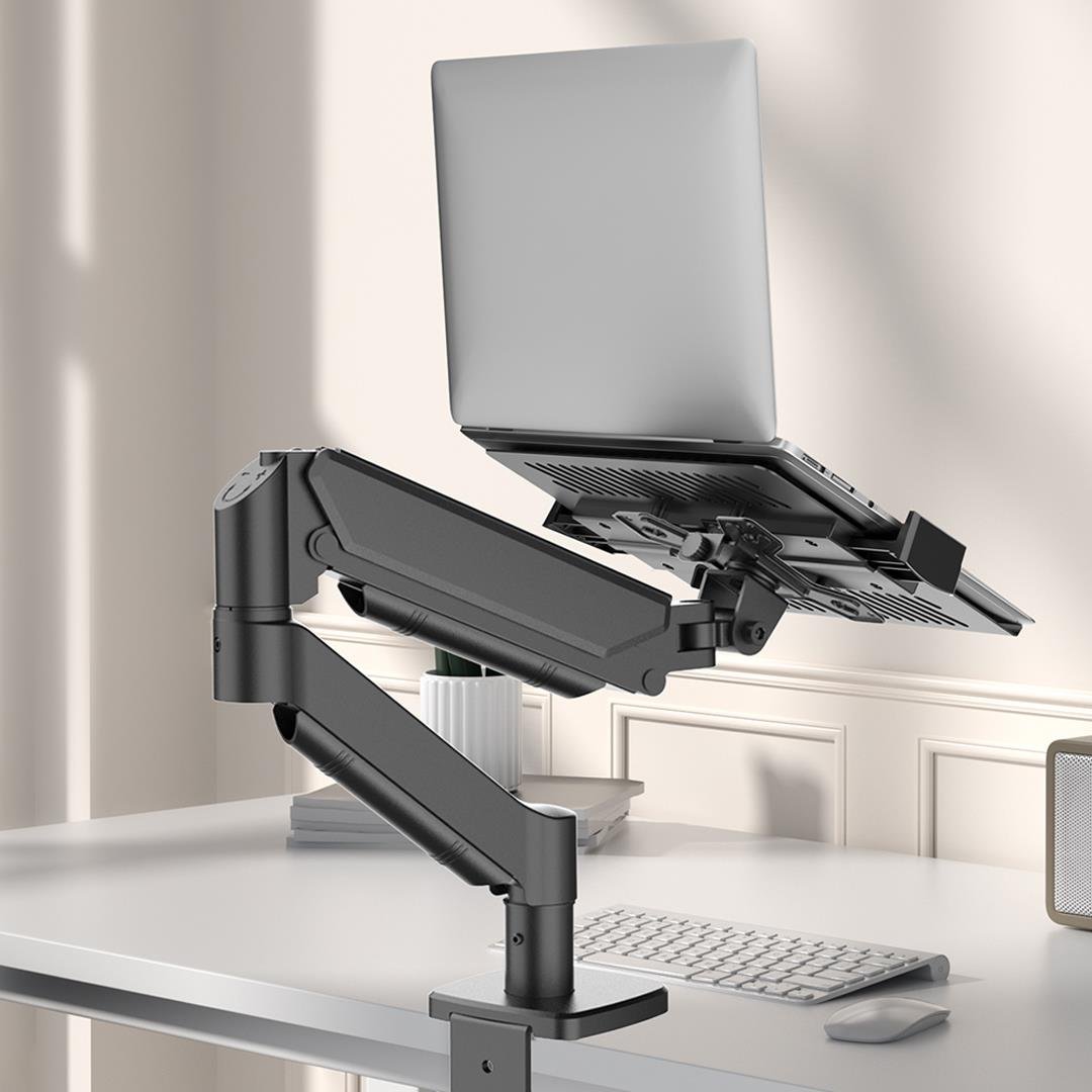 POWERMASTER PM-252-J 13-32  AMORTİSÖRLÜ STAND TEK KOL LCD-LED MONİTÖR TUTUCU STAND ASKI APARATI Fiyatı - Merter Elektronik