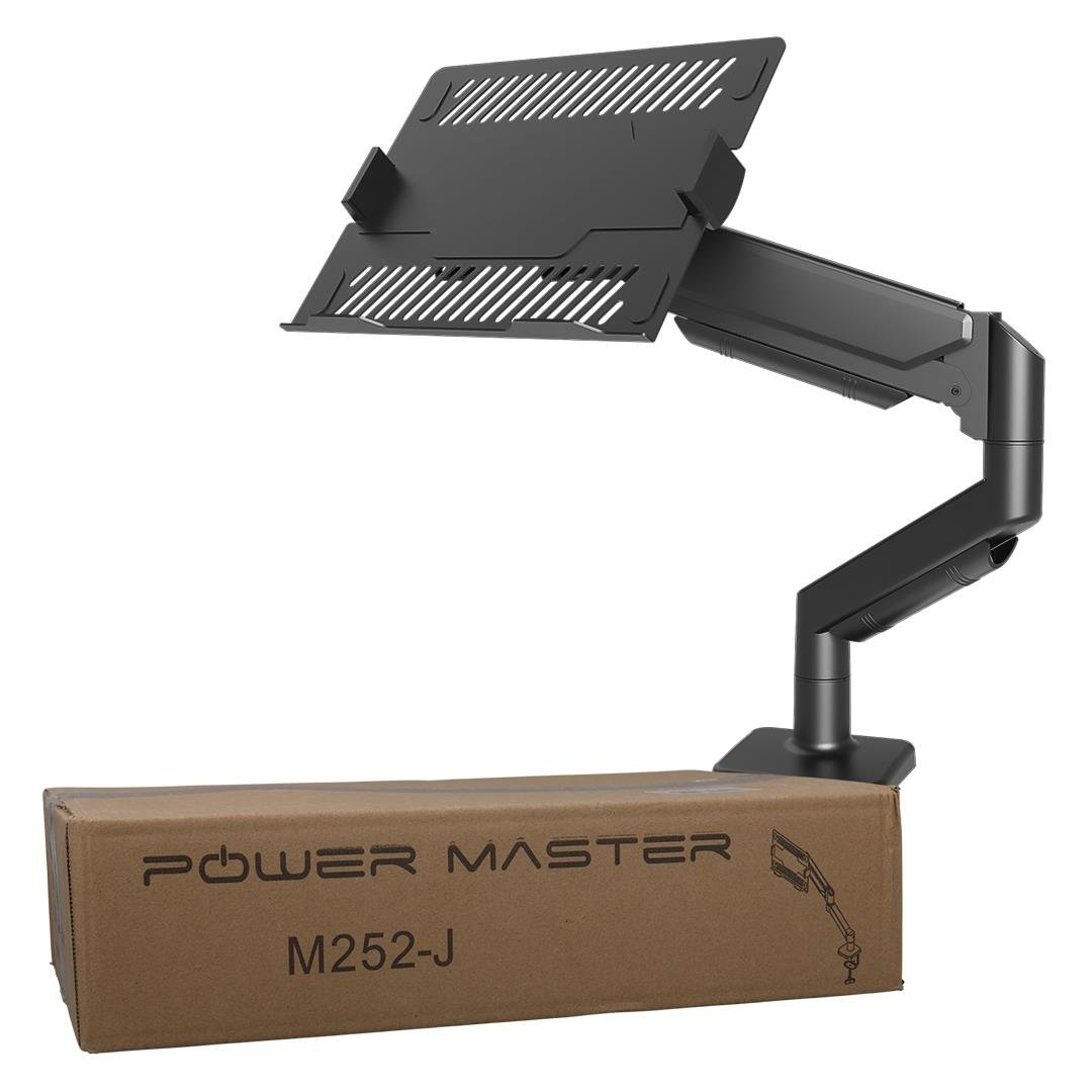 POWERMASTER PM-252-J 13-32  AMORTİSÖRLÜ STAND TEK KOL LCD-LED MONİTÖR TUTUCU STAND ASKI APARATI Fiyatı - Merter Elektronik