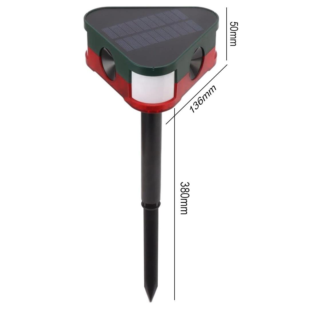 PowerMaster PM-26949 DC 5V Solar Sesli Hayvan Kovucu Alarm Cihazı Fiyatı - Merter Elektronik