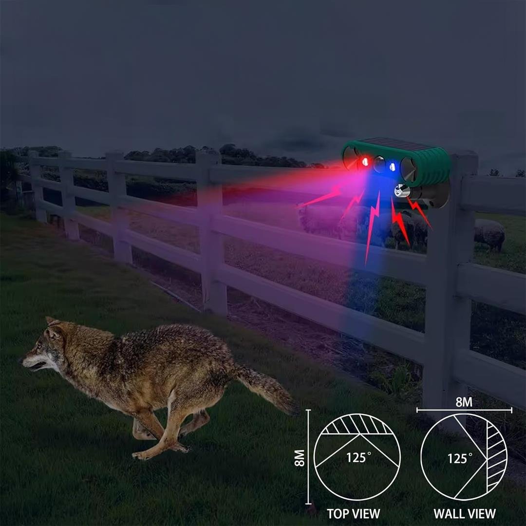 PowerMaster PM-26951 DC 5V Solar Sesli Hayvan Kovucu Alarm Cihazı Fiyatı - Merter Elektronik