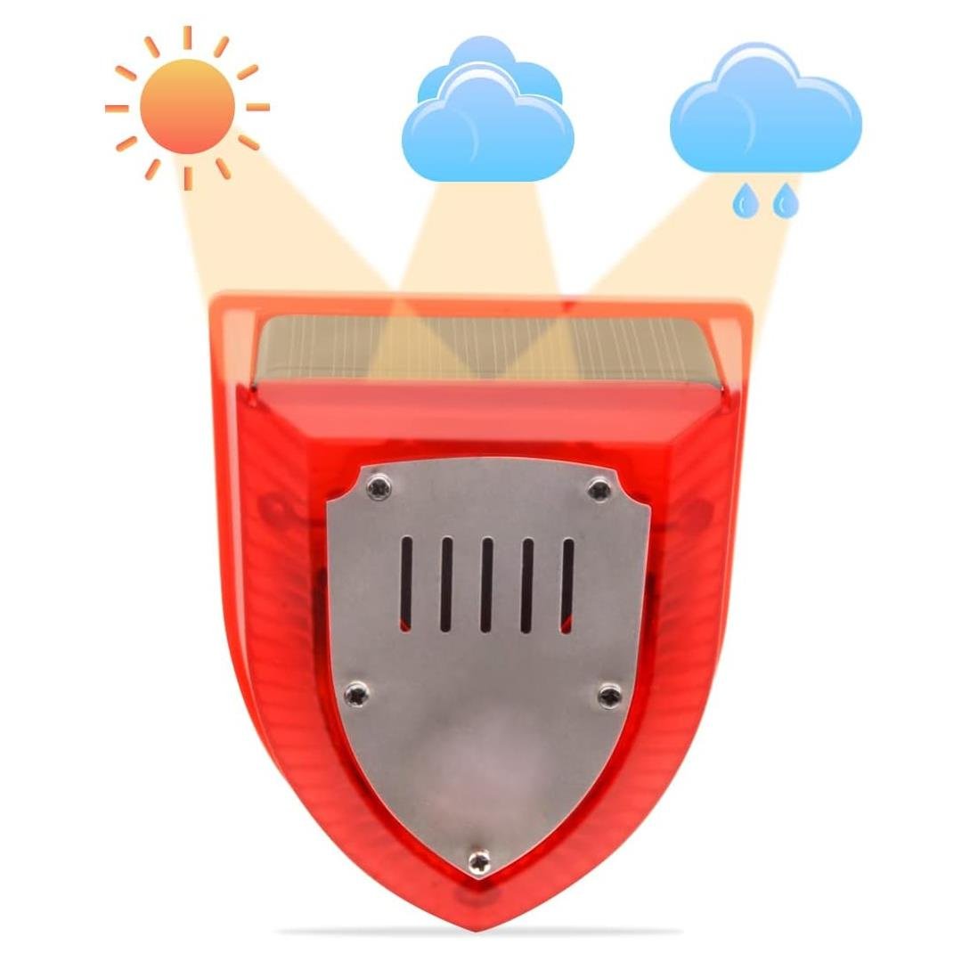 PowerMaster PM-26952 DC 5V Solar Sesli Hayvan Kovucu Alarm Cihazı Fiyatı - Merter Elektronik