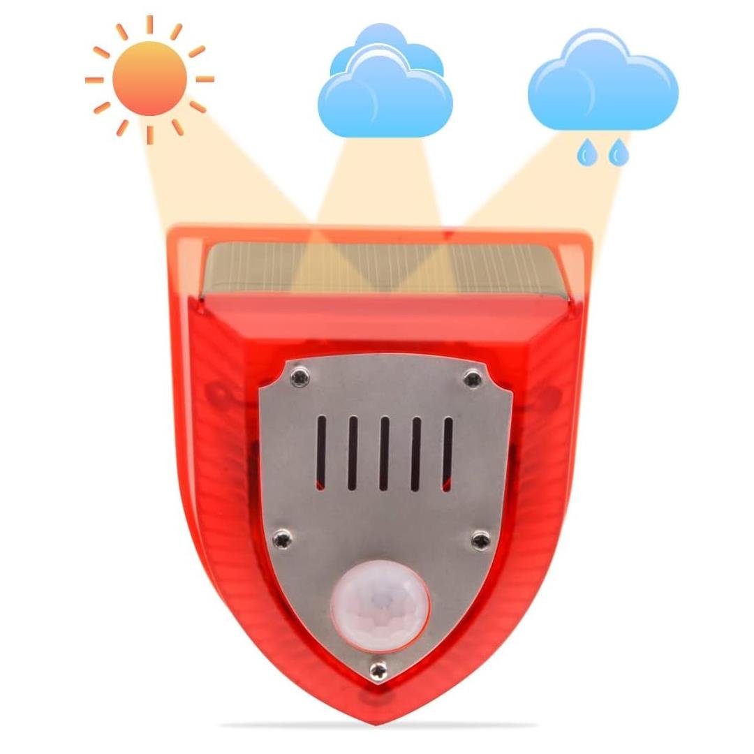 PowerMaster PM-26953 DC 5V Solar Sesli Hayvan Kovucu Alarm Cihazı Fiyatı - Merter Elektronik