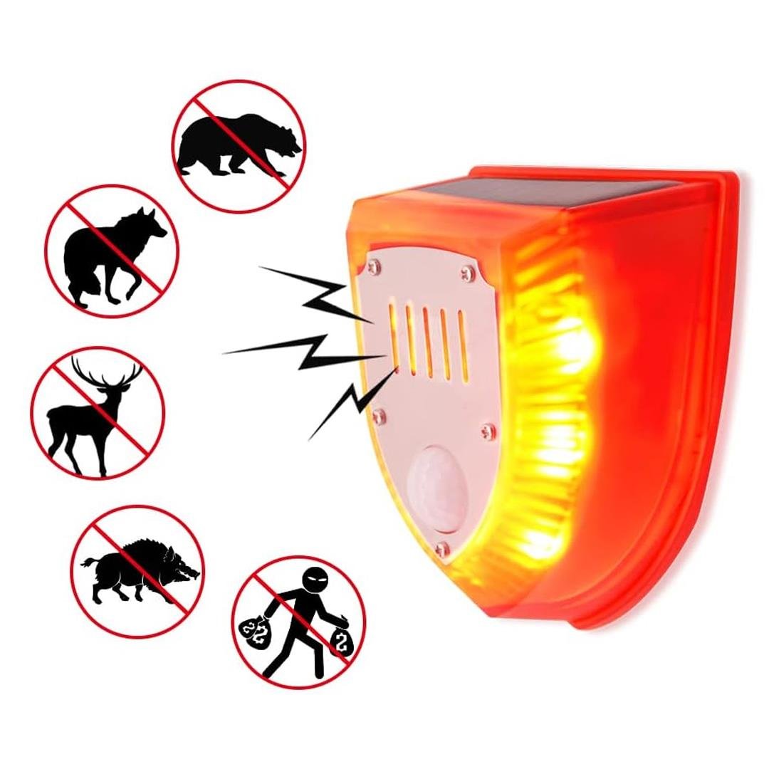 PowerMaster PM-26953 DC 5V Solar Sesli Hayvan Kovucu Alarm Cihazı Fiyatı - Merter Elektronik