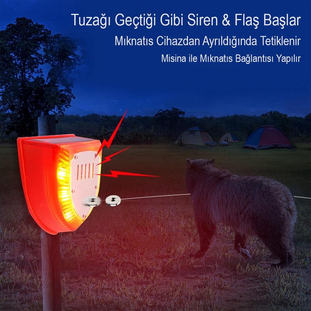 PowerMaster PM-26954 DC 5V Solar Sesli Hayvan Kovucu Alarm Cihazı Fiyatı - Merter Elektronik
