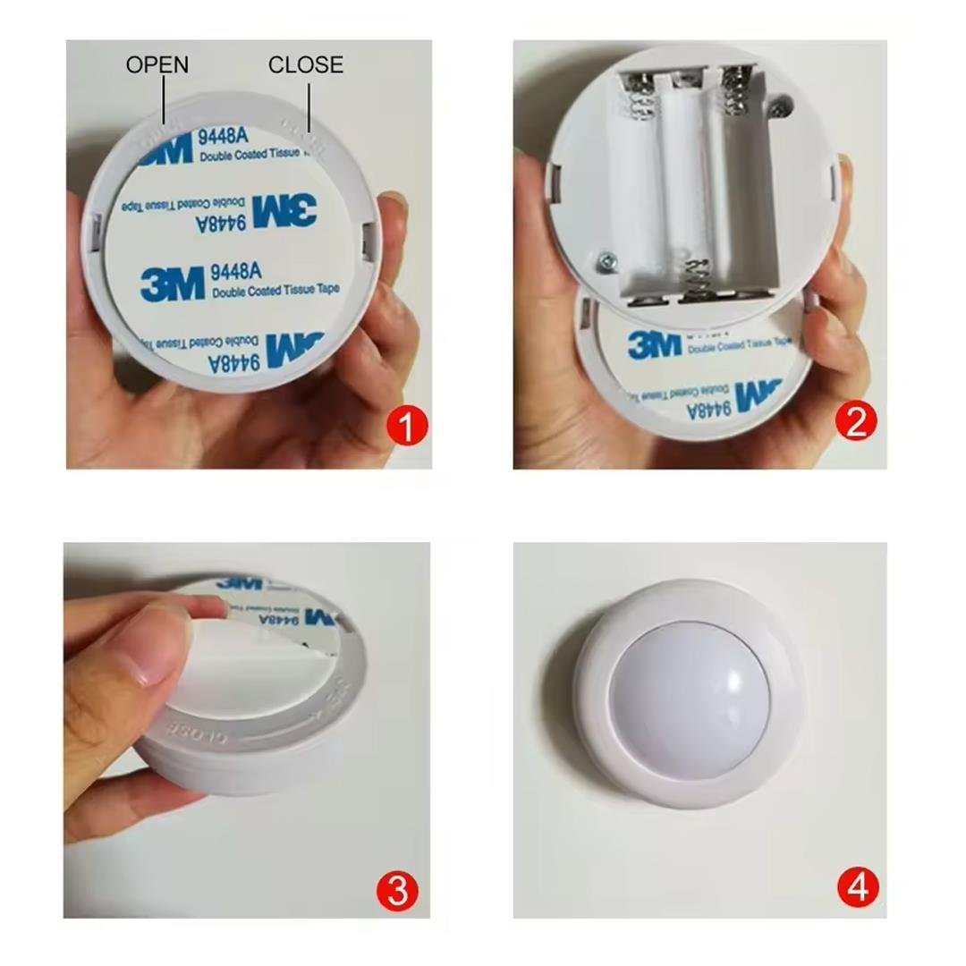 PowerMaster PM-26973 3M Yapışkanlı Pilli Rgb Led Lamba Fiyatı - Merter Elektronik