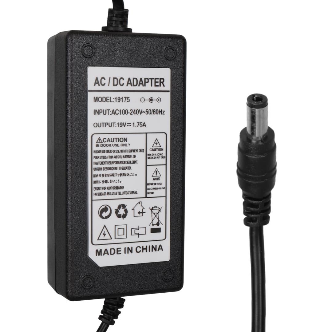 POWERMASTER PM-30998 19 VOLT 1.75 AMPER 5.5*2.5 MM UÇLU AC/DC ADAPTÖR