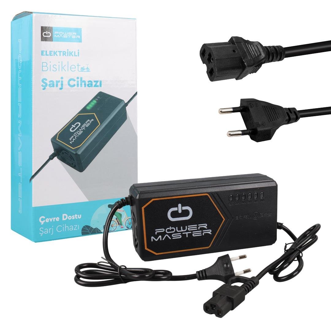 Powermaster Elektrikli 36 V-20 A Bisiklet Şarj Cihazı Fiyatı - Merter Elektronik