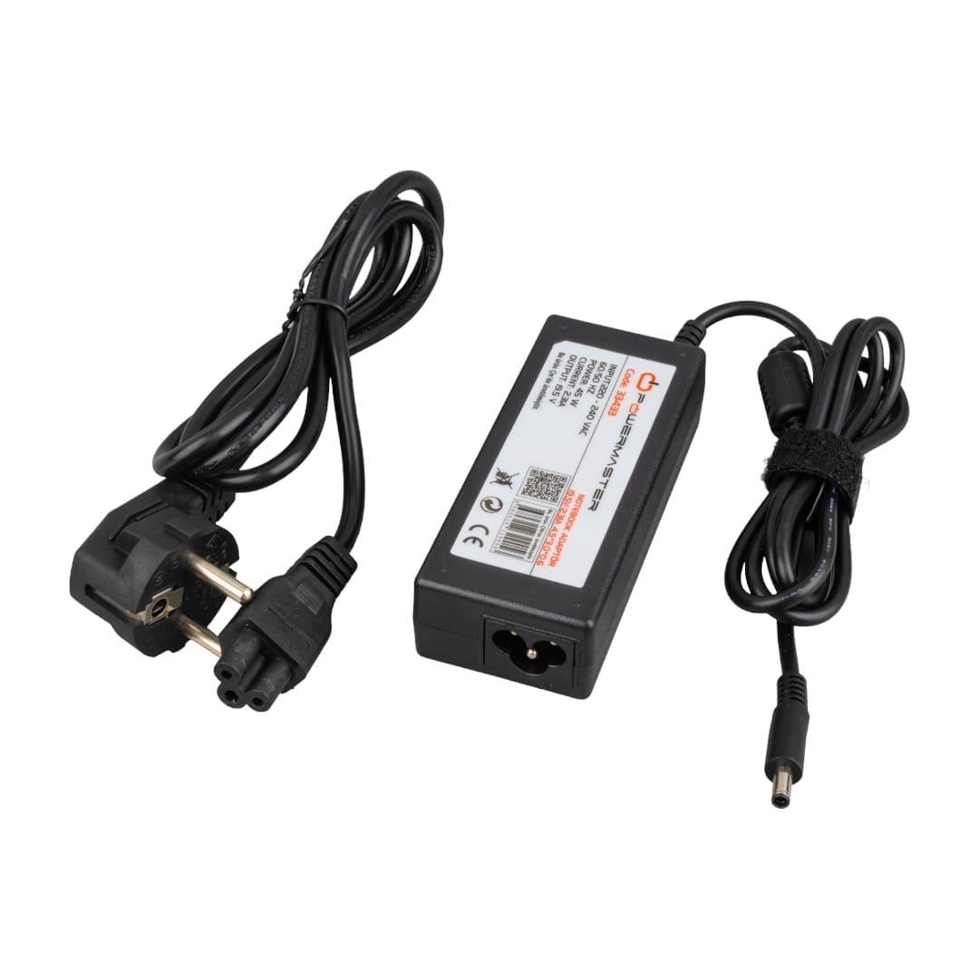 POWERMASTER PM-33433 19.5 VOLT - 2.31 AMPER 4.5*2.7*0.6 MM İĞNE UÇLU ADAPTÖR (DELL NOTEBOOK)