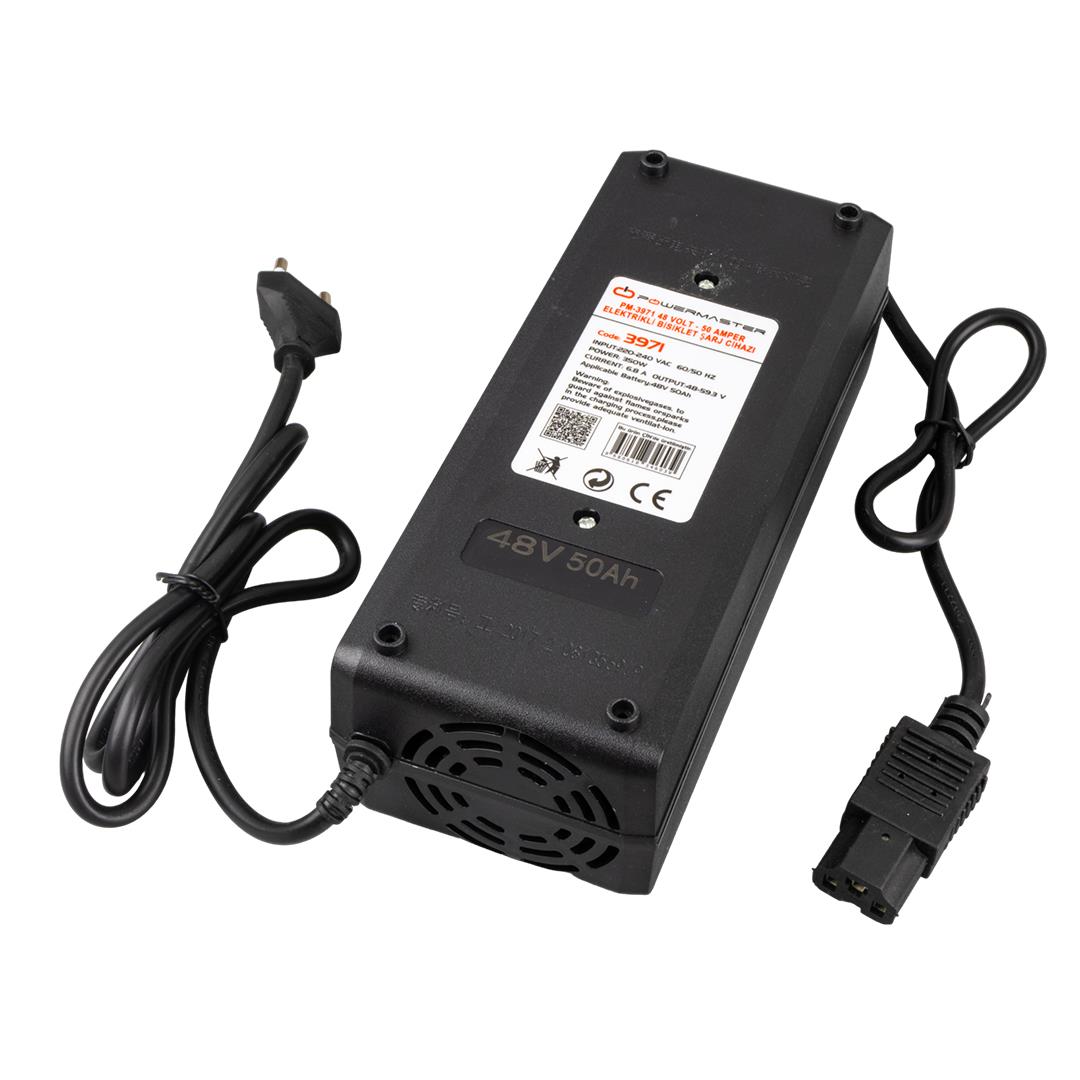 POWERMASTER PM-3971 48 VOLT - 50 AMPER ELEKTRİKLİ BİSİKLET ŞARJ CİHAZI