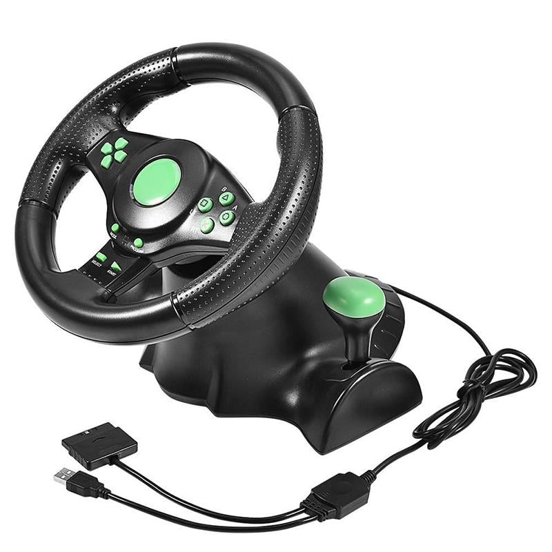 POWERMASTER PM-4959 XBOX360-PS2-PS3-PC USB TİTREŞİMLİ OYUN DİREKSİYONU SETİ