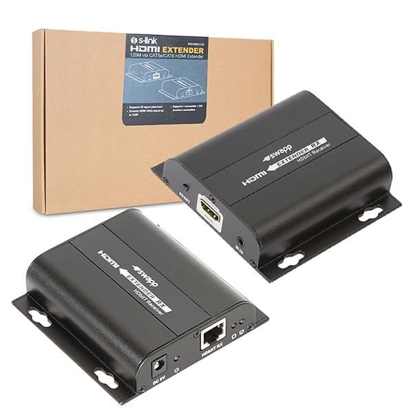 POWERMASTER PM-6227 120M HDMI EXTENDER CAT5/CAT6 KABLOLU