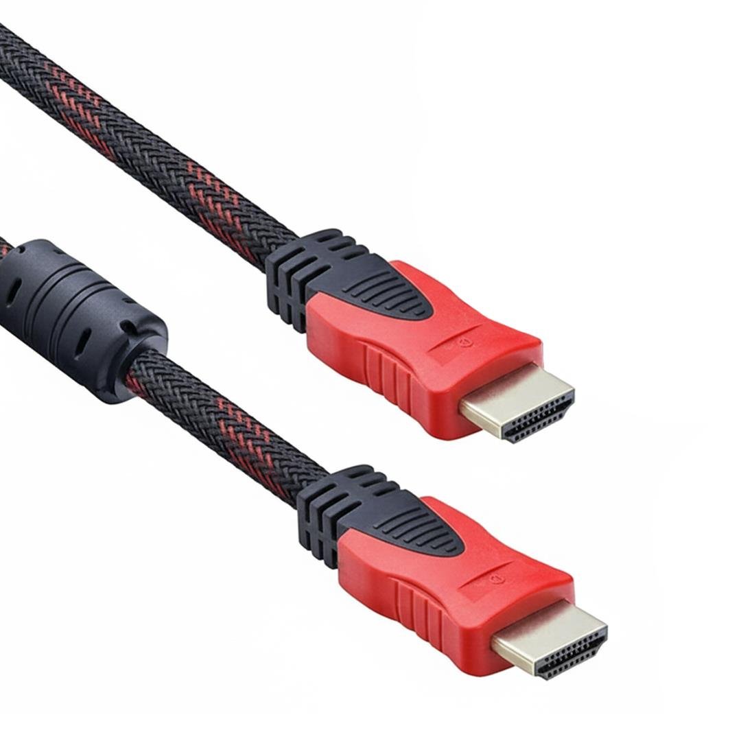 Powermaster PM-8800 Gold Uçlu Filtreli Örgülü 1.5 Metre HDMI Kablo                           Fiyatı - Merter Elektronik