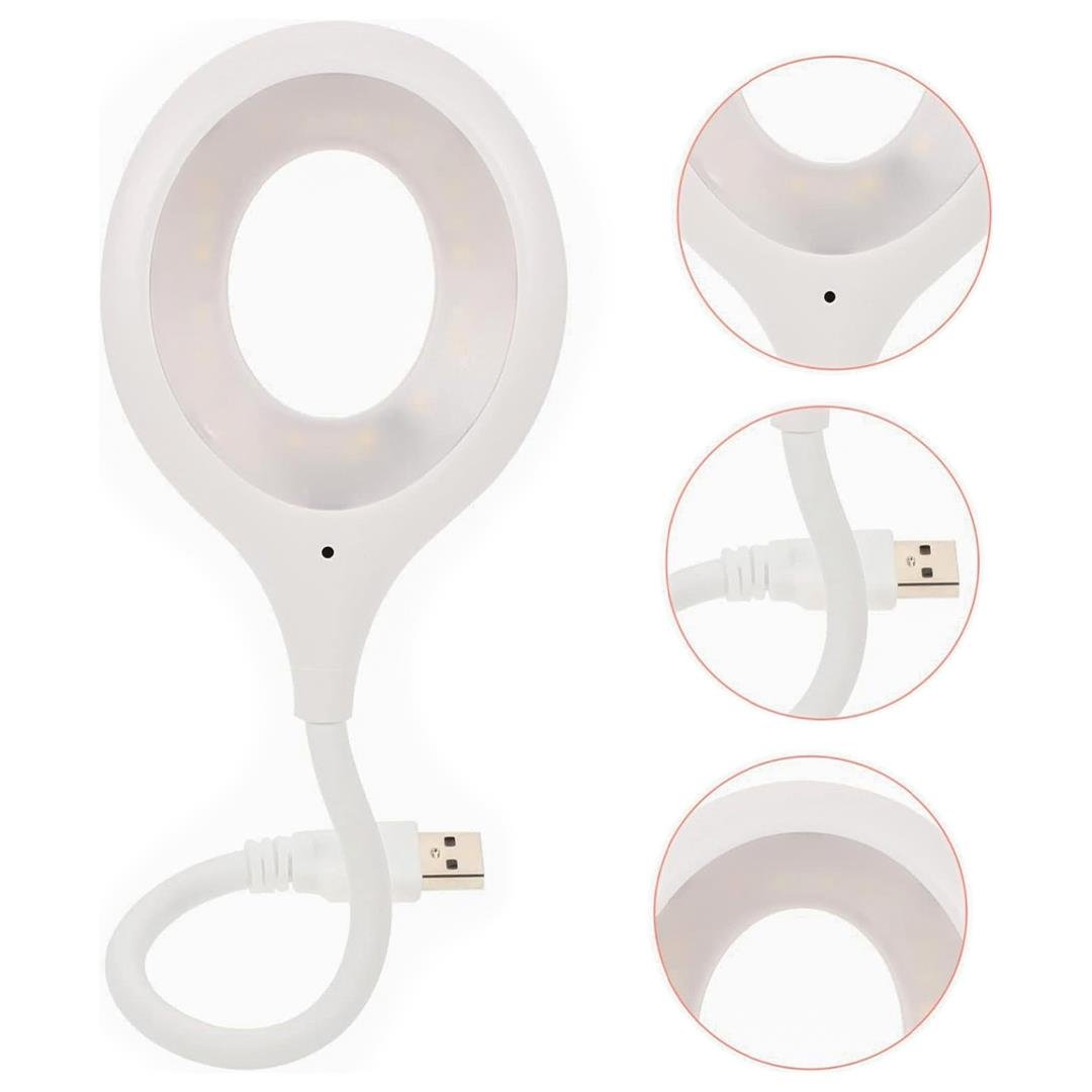 POWERMASTER PORTATİF AKROBATİK 20 SMD LEDLİ USB GECE KİTAP OKUMA ÇALIŞMA LAMBASI (POWERBANK UYUMLU)