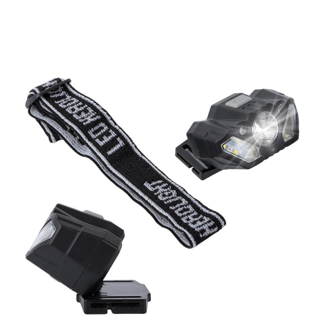 POWERMASTER RELAX-31 ŞARJLI FLASHLI 6 SMD LED VE POWER LEDLİ KIRMIZI LEDLİ KAFA LAMBASI FENERİ