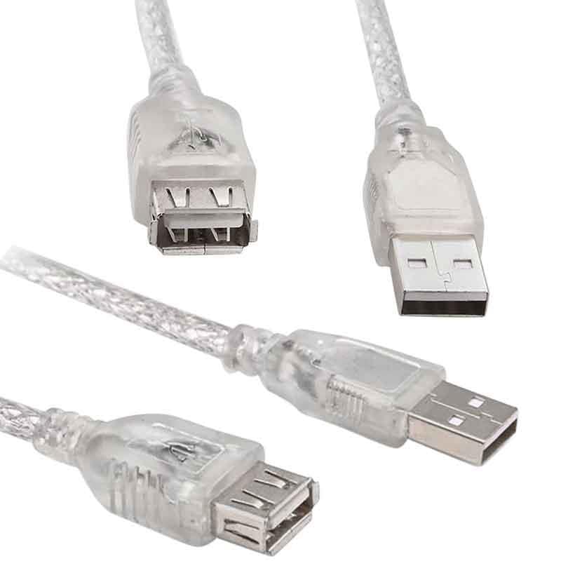 POWERMASTER USB 2.0 ŞEFFAF 10 METRE USB UZATMA KABLOSU