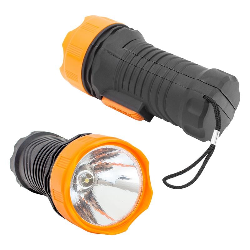 POWERMASTER YAJIA HL-1218 1 WATT LEDLİ (1XD BOY) PİLLİ EL FENERİ