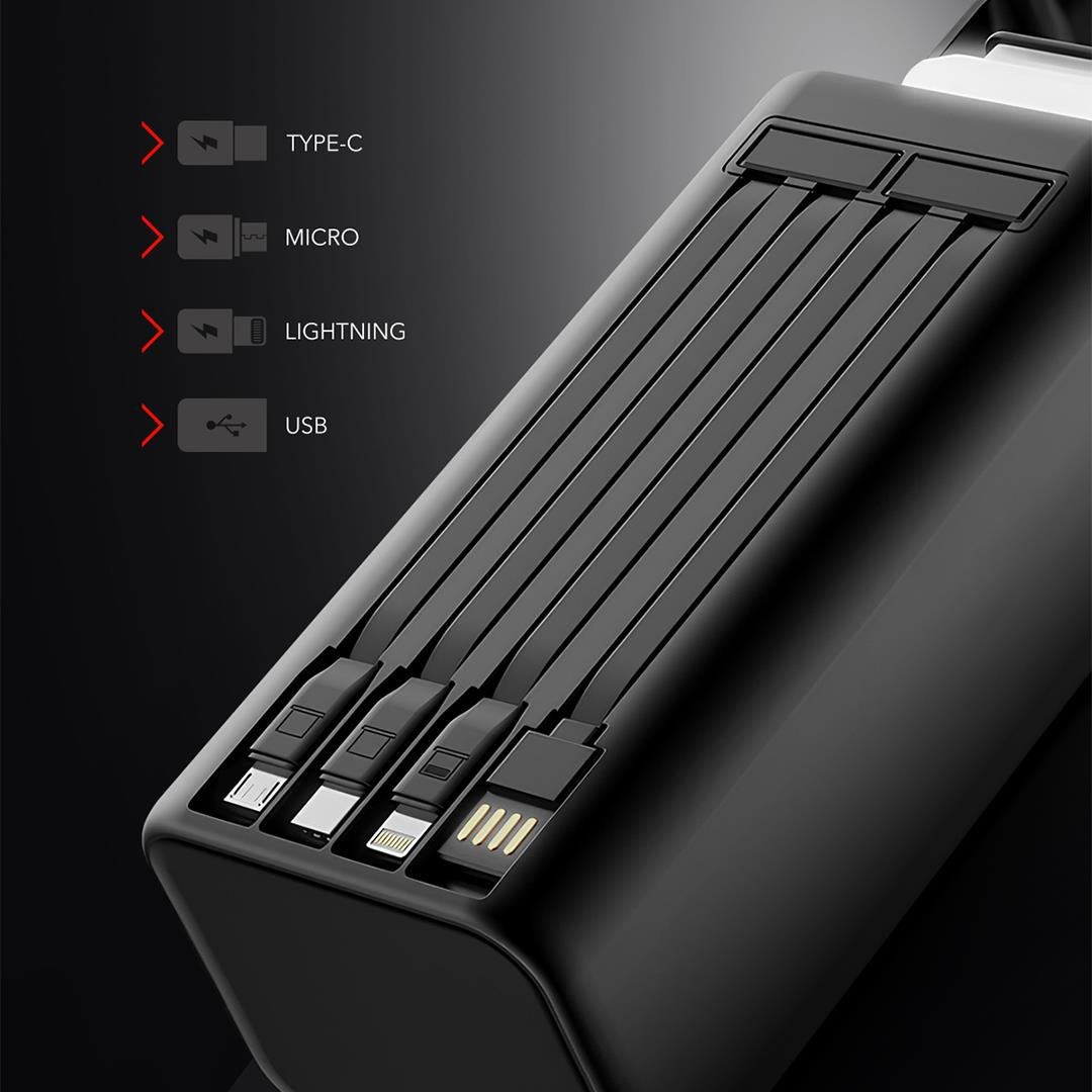 POWERWAY PD50 22.5 WATT SUPER HIZLI DİJİTAL GÖSTERGELİ ORJİNAL 50000 MAH KABLOLU POWERBANK Fiyatı - Merter Elektronik