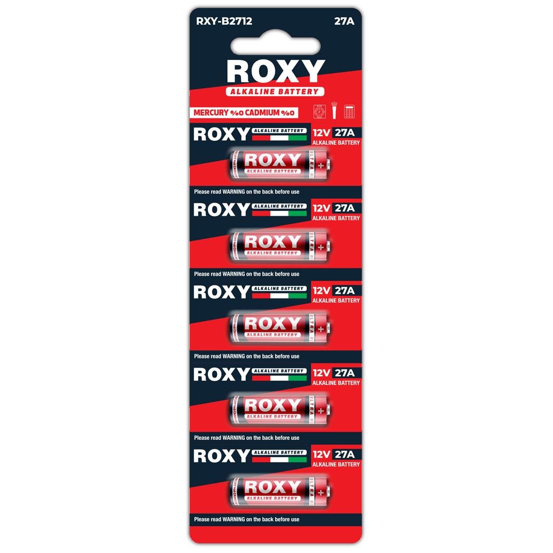 Roxy RXY-B2712 12V 27A İnce Seri Alkalin Pil - 5'li Paket  Fiyatı - Merter Elektronik