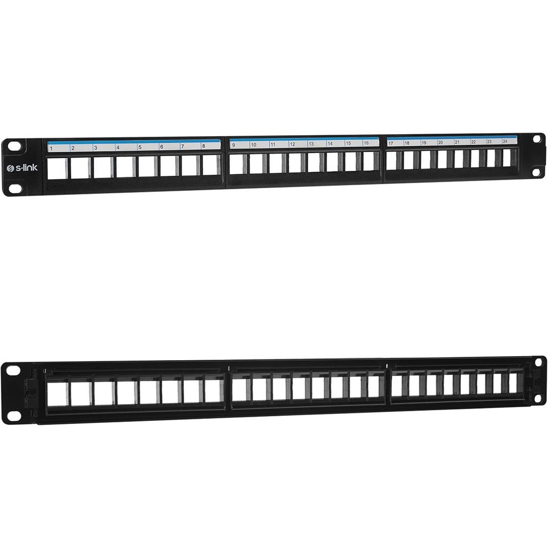 S-LINK SL-F24N 24 LÜ JAKSIZ PATCH PANEL Fiyatı - Merter Elektronik