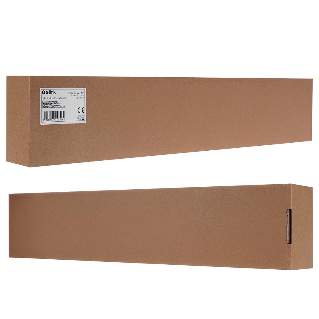 S-LINK SL-F24N 24 LÜ JAKSIZ PATCH PANEL Fiyatı - Merter Elektronik
