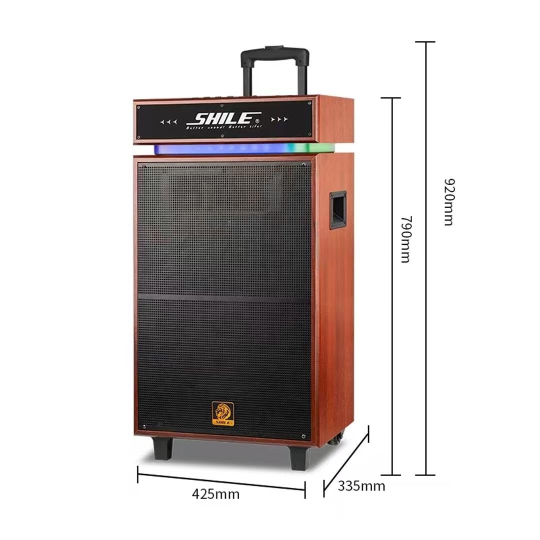 SHILE SD-7 EL MİKROFONLU KUMANDALI USB+SD+BT SEYYAR TAŞINABİLİR HOPARLÖR Fiyatı - Merter Elektronik