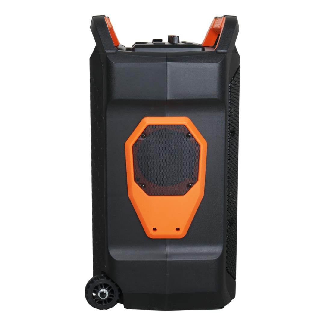 Shile SL-10 120 Watt Taşınabilir Seyyar Amfi Hoparlör Kablosuz 1 EL + 1 Yaka Mikrofonlu Kumandalı USB+SD+BT Fiyatı - Merter Elektronik