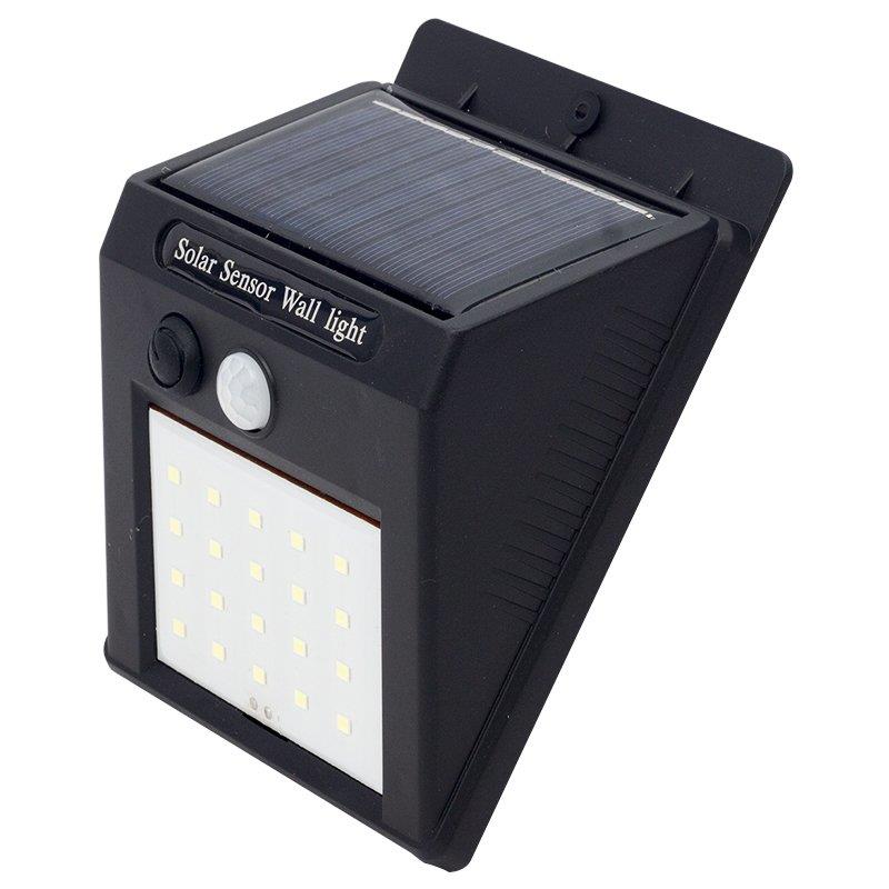 STARMAX SM-8006 SOLAR SENSÖRLÜ DUVAR TİPİ 20 LEDLİ APLİK