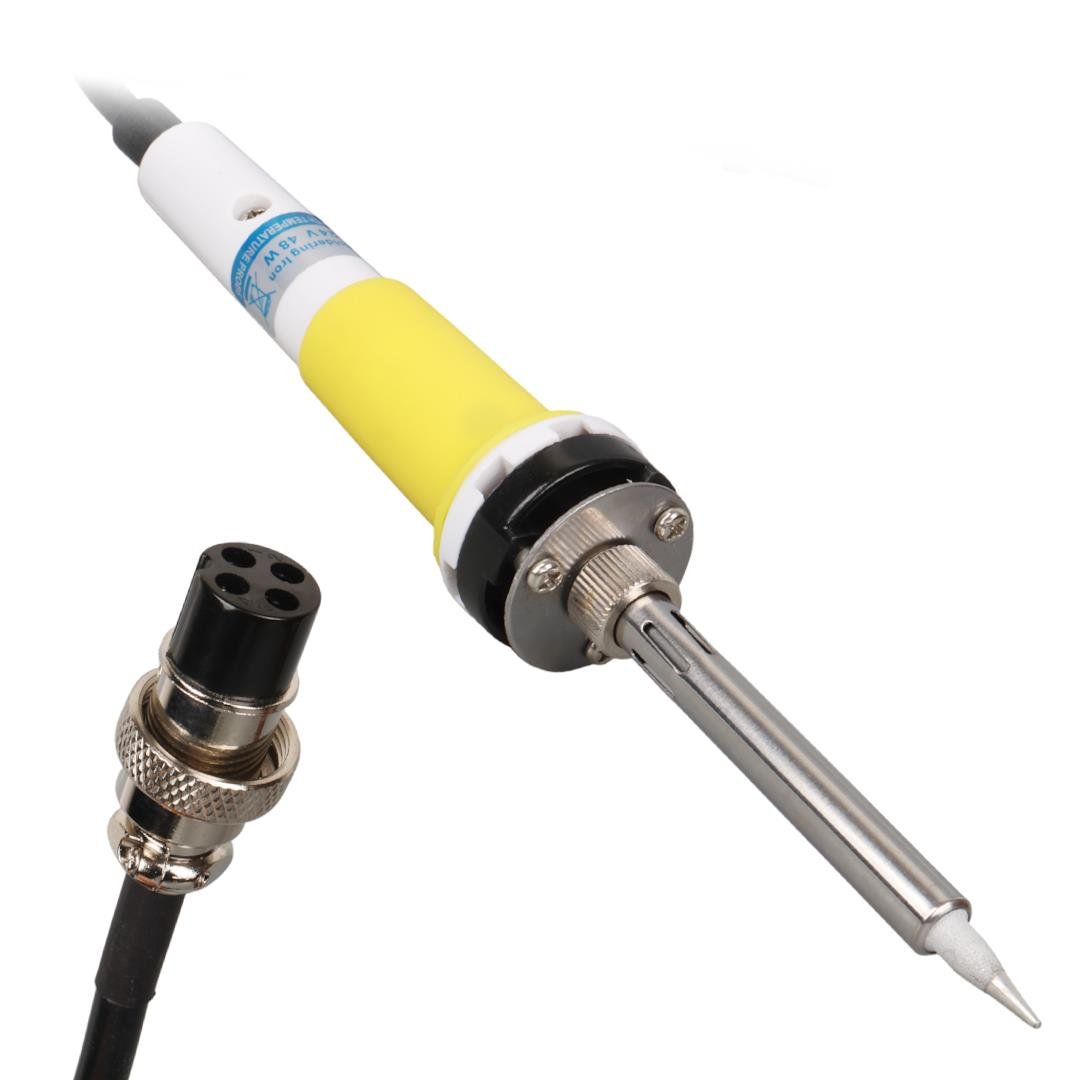 Tenon ZE-6190 ZD-931 ZD-929C 24 Volt 48 Watt 5 Pinli Sık Beşli Fişli Yedek Havya Sapı 110Cm Kablo Fiyatı - Merter Elektronik