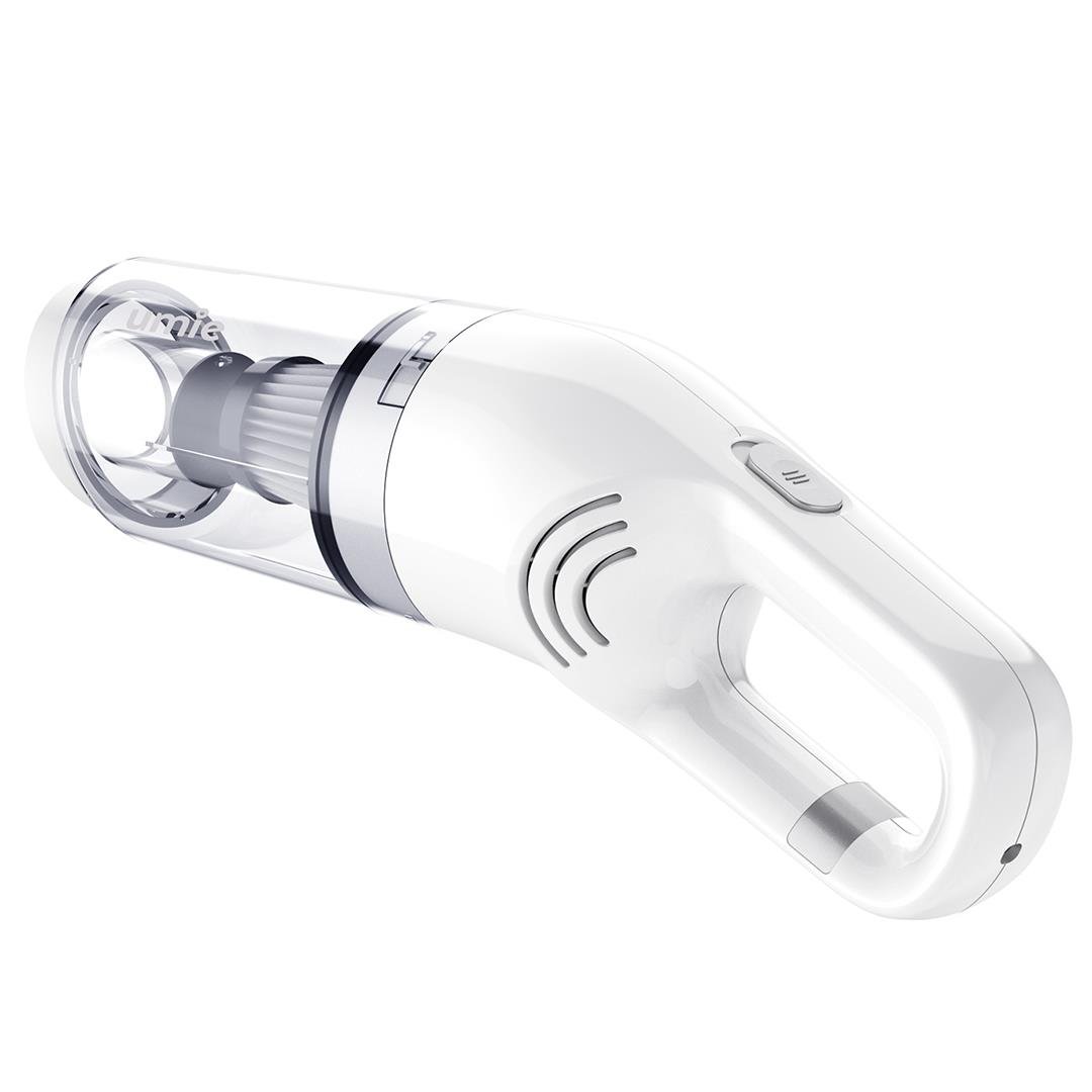 UMIE ELS24 BEYAZ 50W 4000MAH 6000PA EMİŞ KABLOSUZ ŞARJLI TAŞINABİLİR TYPE-C EV VE ARAÇ EL SÜPÜRGESİ