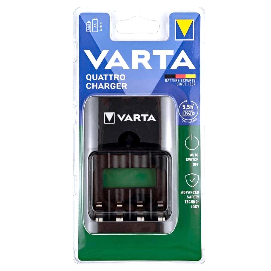 VARTA QUATTRO CHARGER AAA+AA NI-MH 4'LÜ PİL ŞARJ CİHAZI (PİLSİZ) Fiyatı - Merter Elektronik