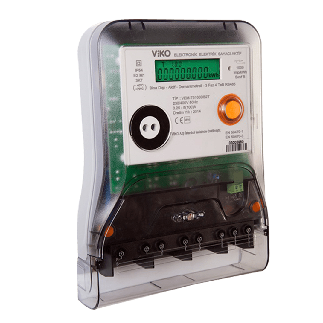 VİKO TRİFAZE ÇOK TARİFELİ ELEK. ELEKTRİK SAYAÇ