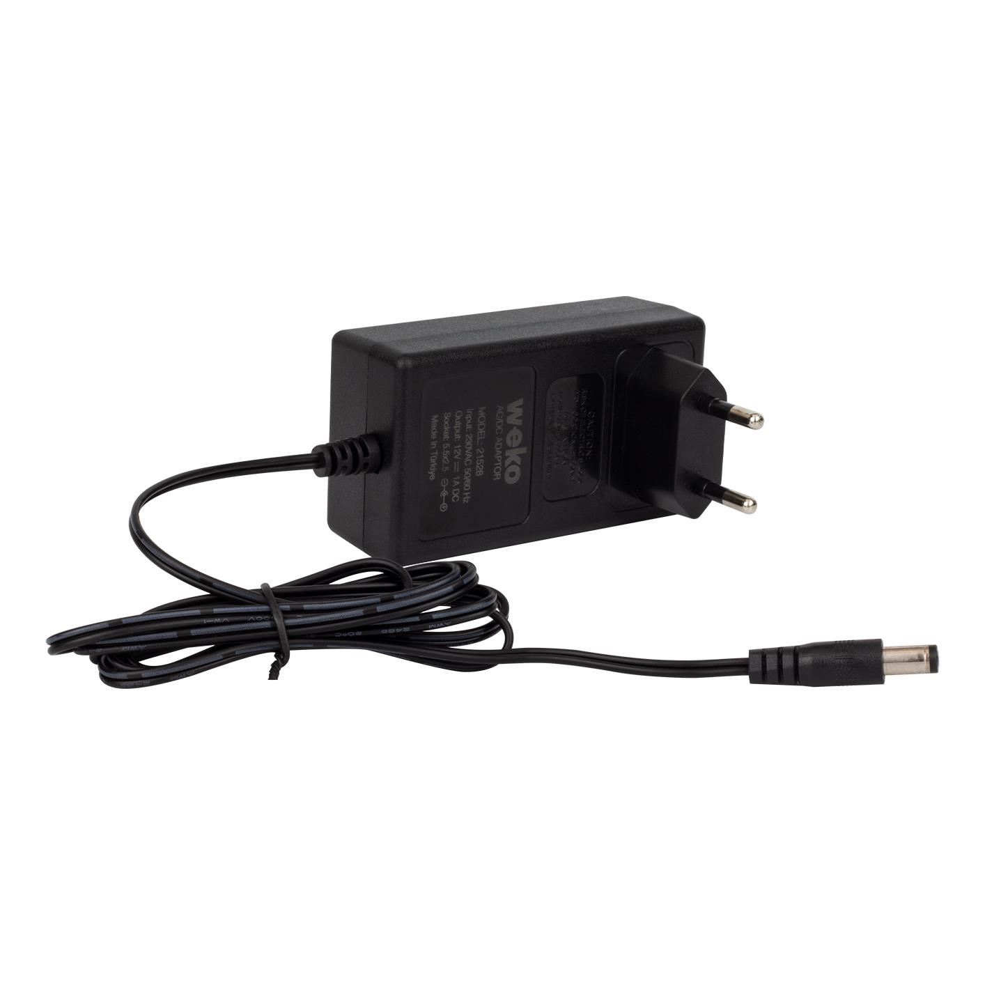 WEKO 14.4 VOLT - 1 AMPER 5.5*2.5 UÇLU KIRMIZI YEŞİL LEDLİ YERLİ ÜRETİM AKÜ ŞARJ CİHAZI