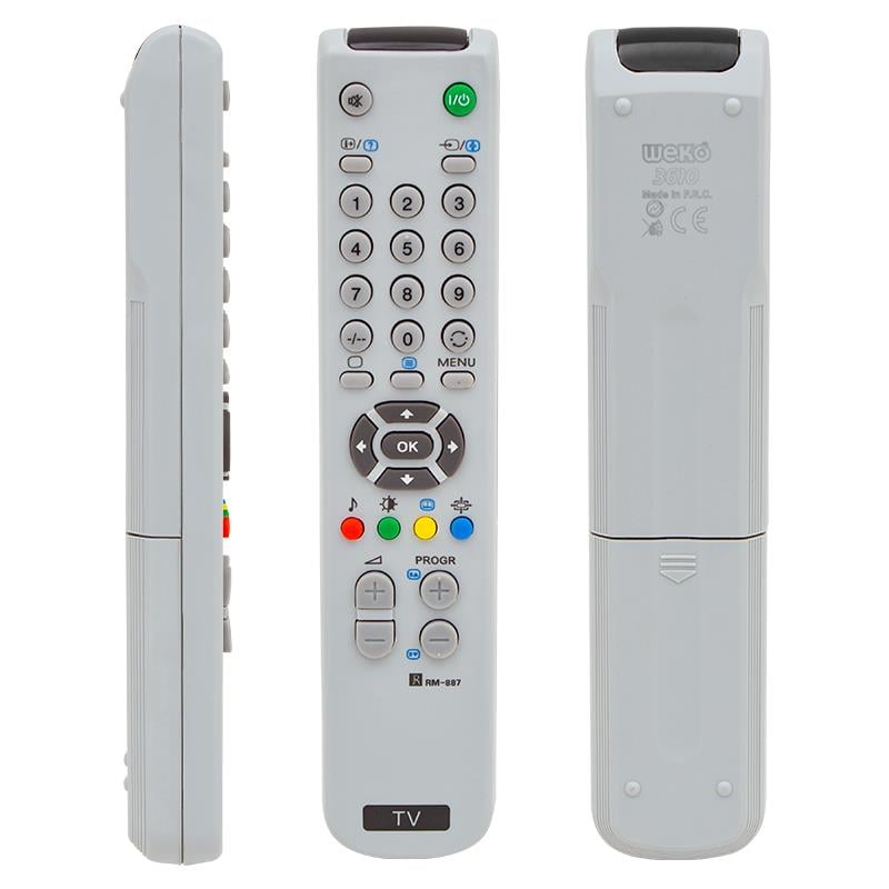 WEKO KT SONY RM 887 BEYAZ TV KUMANDA