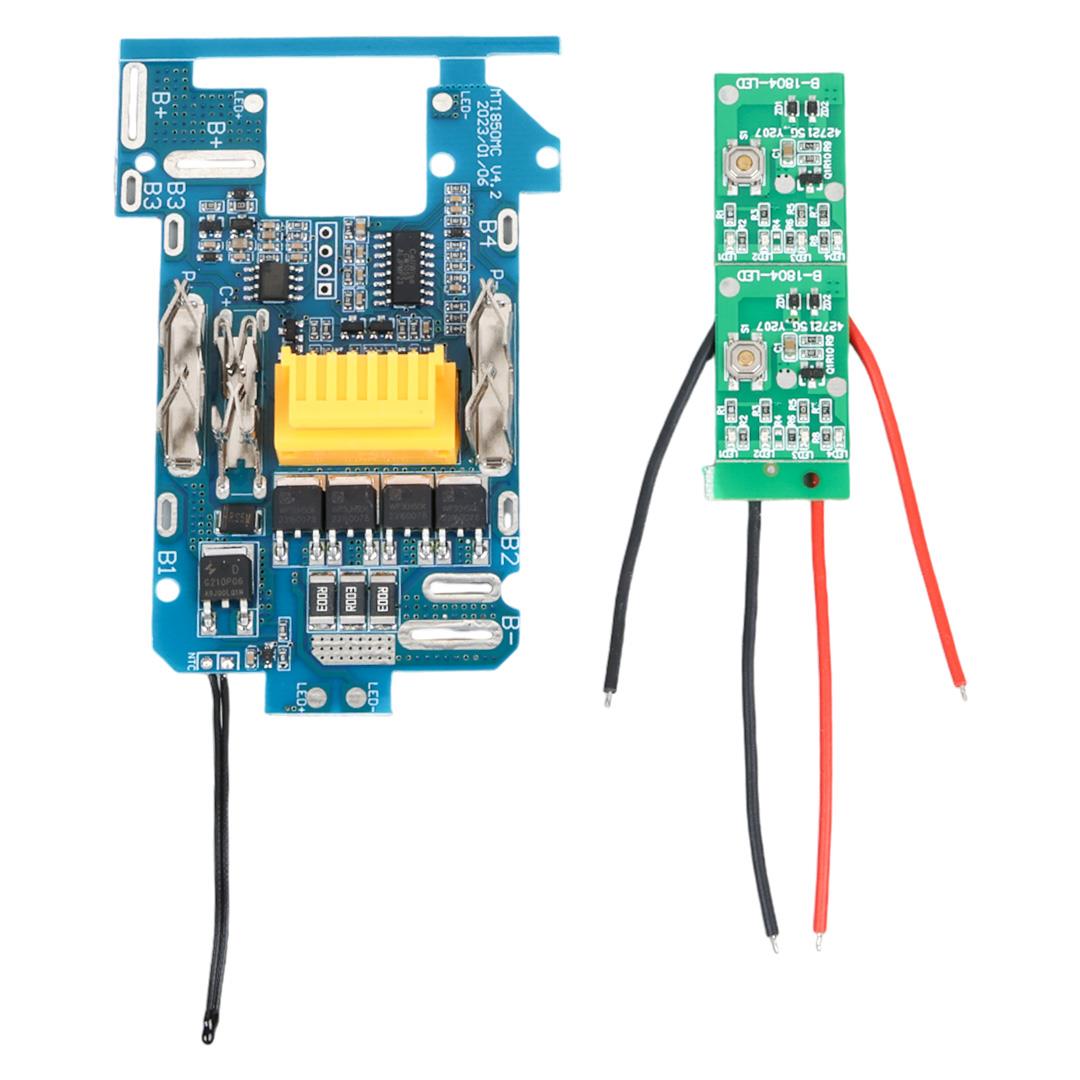 WEKO WK-22491 MAKITA MATKAP BATARYASI İÇİN 18V IŞIK GÖSTERGELİ BMS ŞARJ DEŞARJ KORUMA DEVRESİ