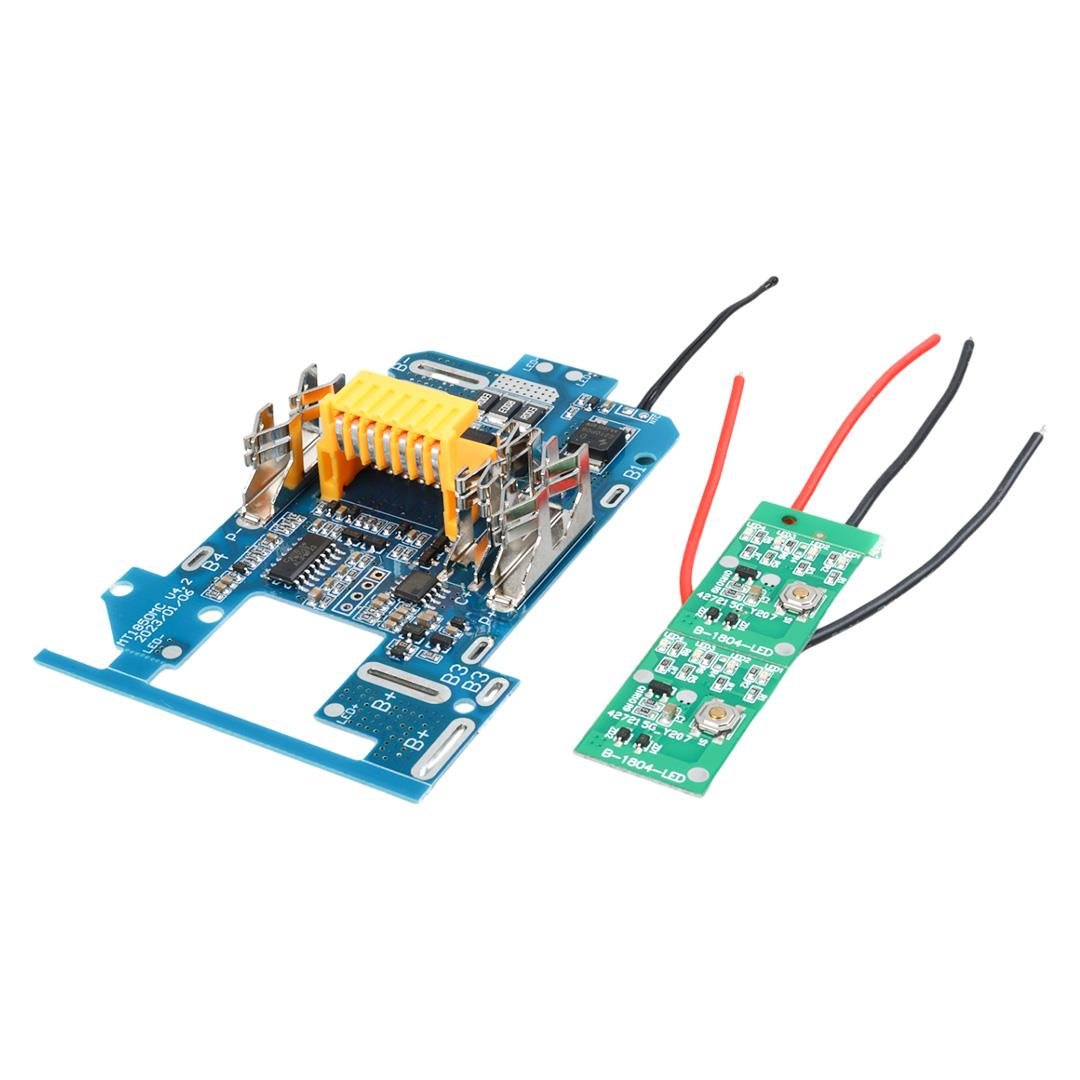 WEKO WK-22491 MAKITA MATKAP BATARYASI İÇİN 18V IŞIK GÖSTERGELİ BMS ŞARJ DEŞARJ KORUMA DEVRESİ