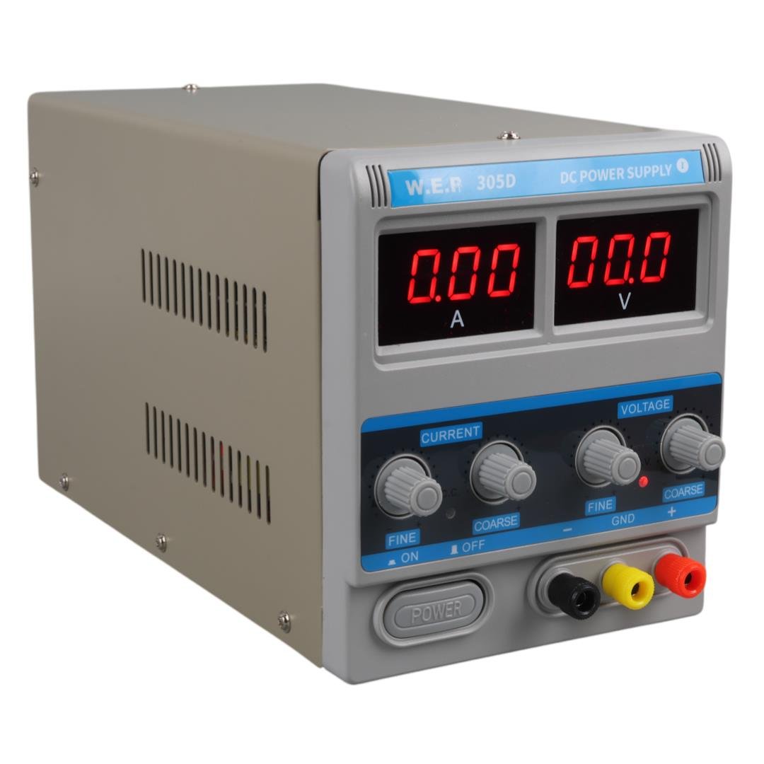 WEP WEP305D-I 0-30 VOLT/0-5 AMPER ARASI DC GÜÇ KAYNAĞI ADAPTÖR Fiyatı - Merter Elektronik