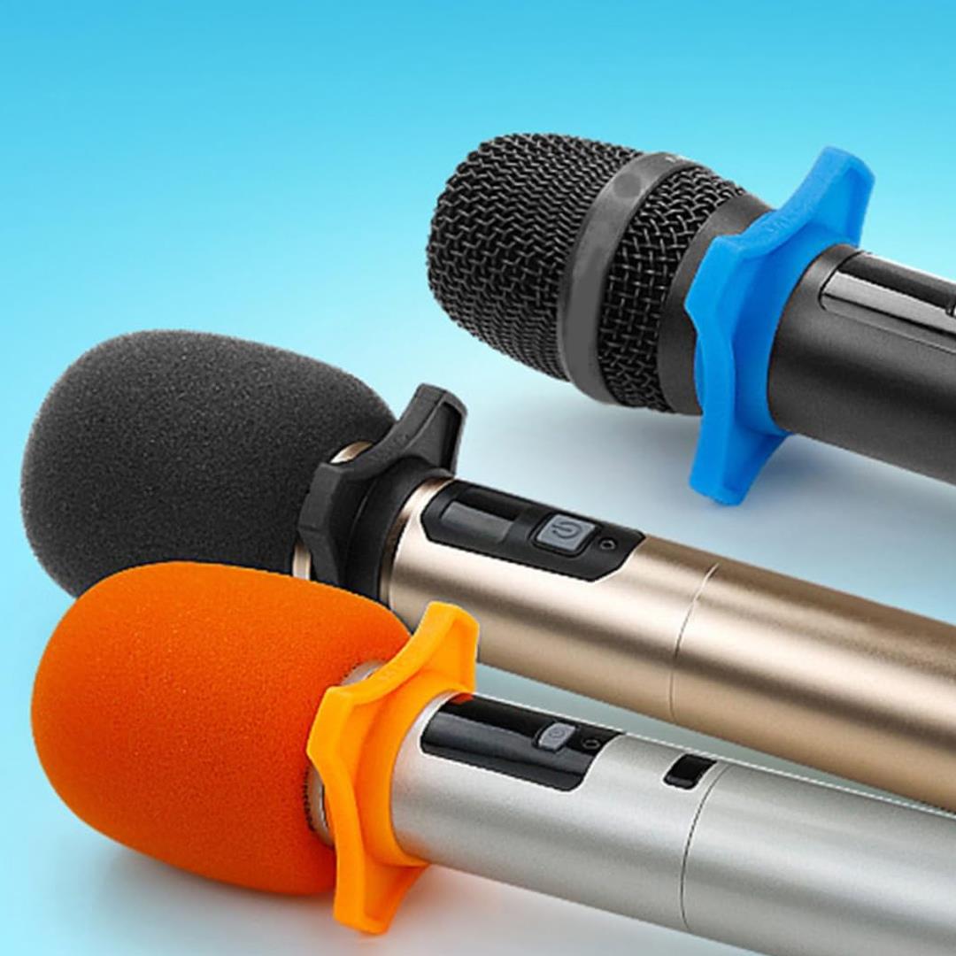 ZENGER ZE-7130 EL MİKROFON SÜNGERİ 5'Lİ PAKET 5 RENK STANDART (SARI-TURUNCU-KIRMIZI-MAVİ-SİYAH)