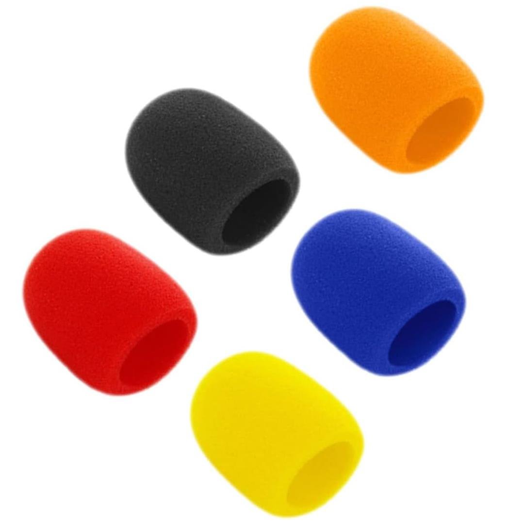 ZENGER ZE-7130 EL MİKROFON SÜNGERİ 5'Lİ PAKET 5 RENK STANDART (SARI-TURUNCU-KIRMIZI-MAVİ-SİYAH)
