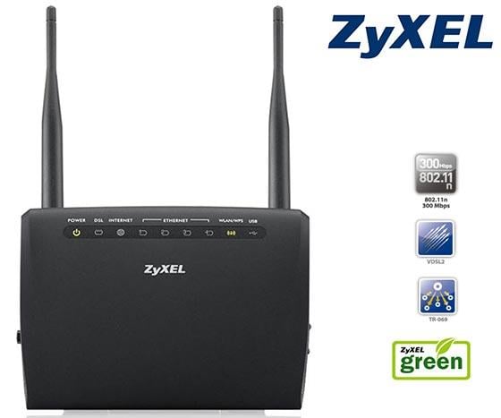 ZYXEL VMG-1312-B10D VDSL/ADSL2+ 300 MBPS 4 PORT MODEM