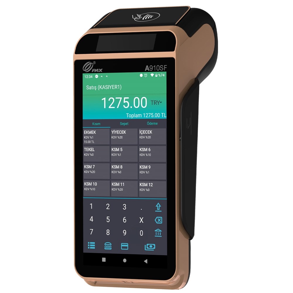 PAX A910SF Android YazarkasaPOS