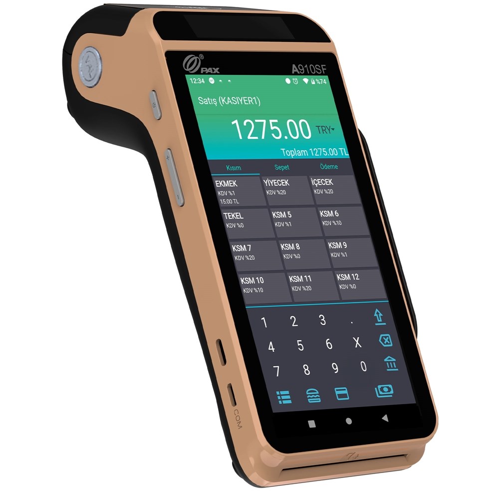 PAX A910SF Android YazarkasaPOS