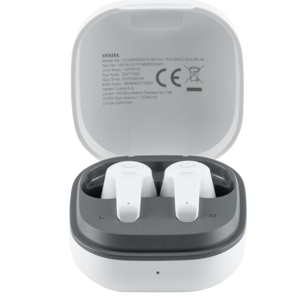 V23 Minidots Beyaz Kulakiçi Kulaklık
