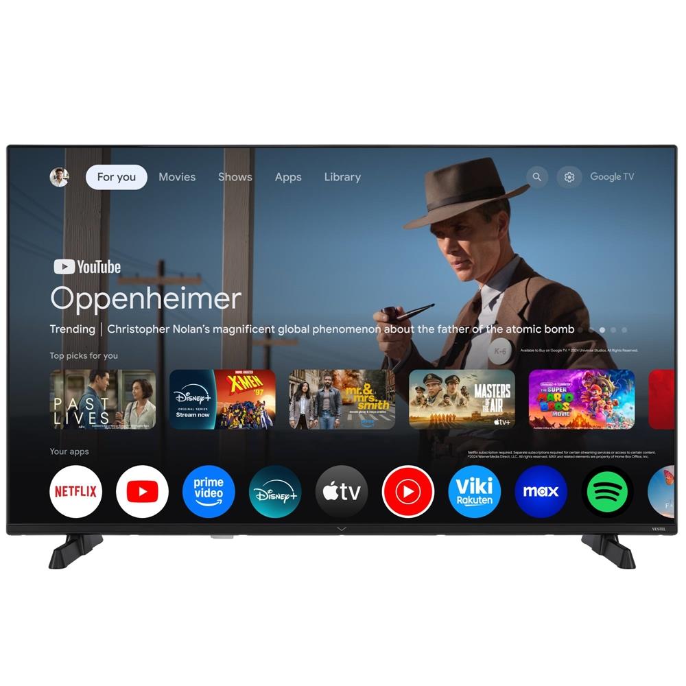 Vestel 43UG9750 43'' 108 Ekran 4K Smart Google TV