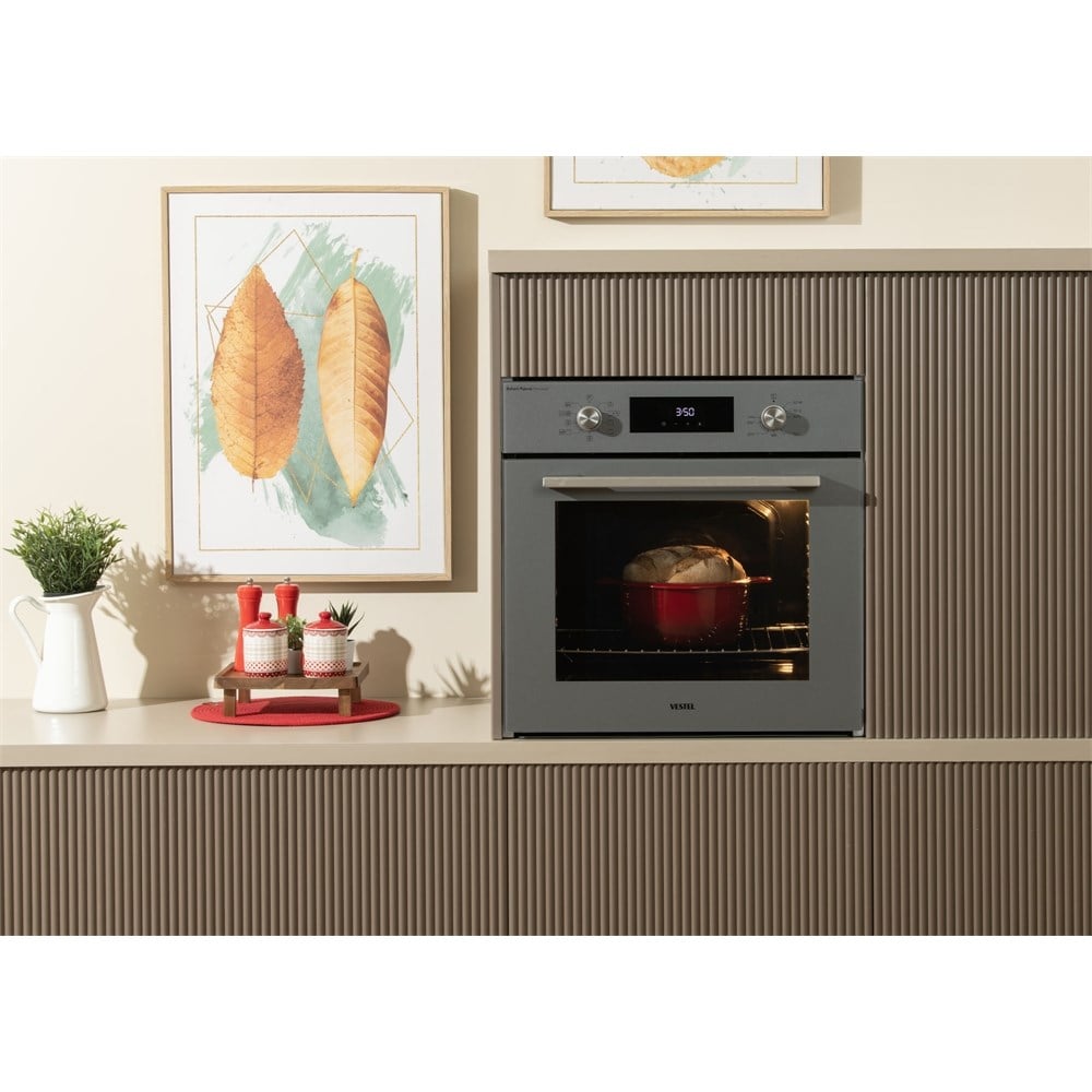 Vestel AF-7841 G Ankastre Fırın - Gri