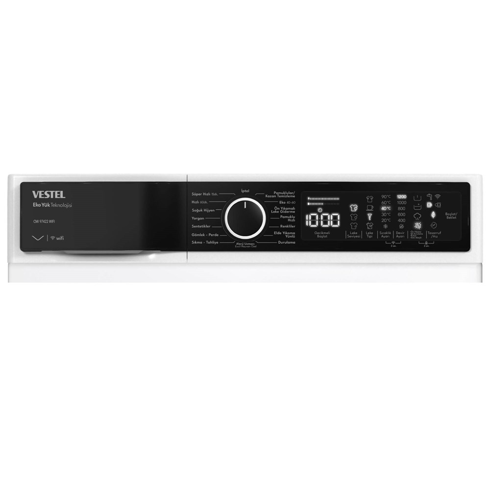 Vestel CMI 128442 WIFI 12 Kg 1400 Devir Çamaşır Makinesi