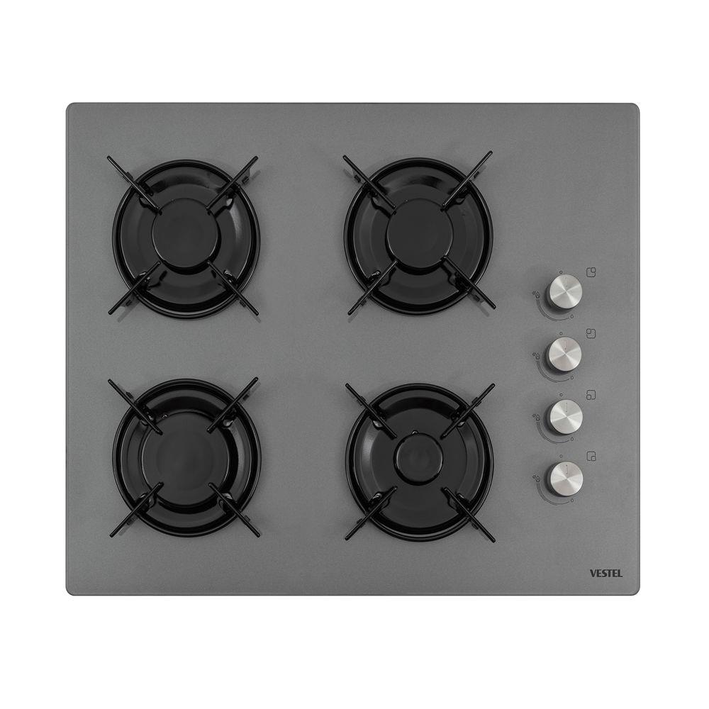 Vestel Eğik Gri Hamur Şefi Set (7684/65104/63330) Ankastre